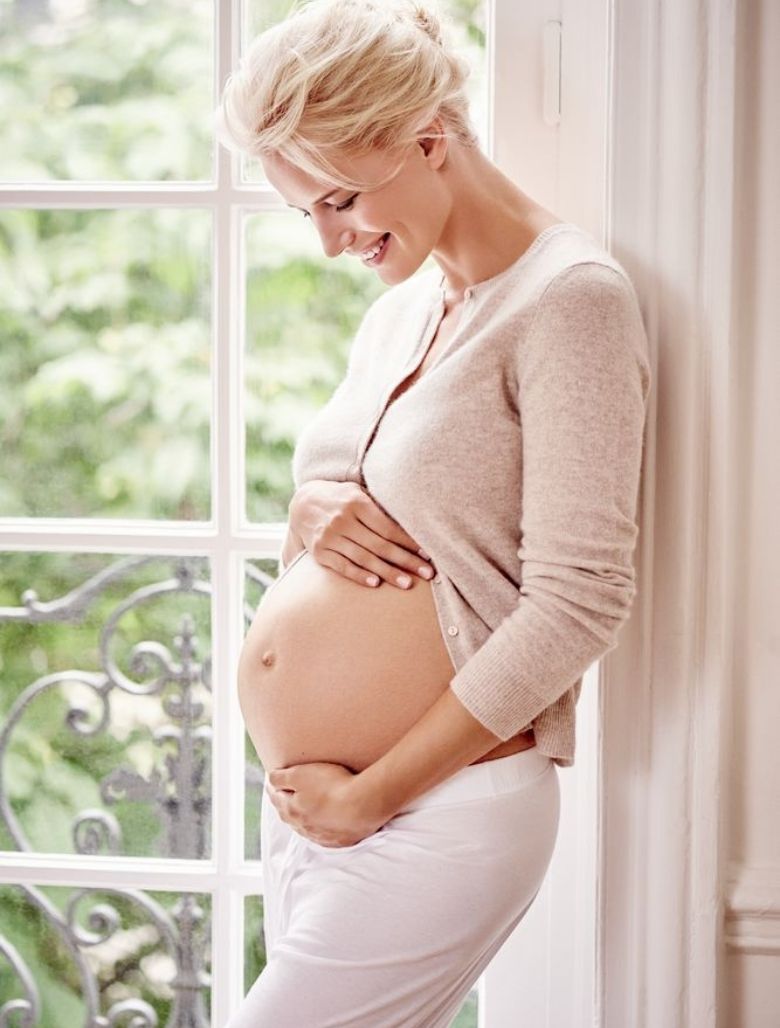 Smiling Pregnant Woman