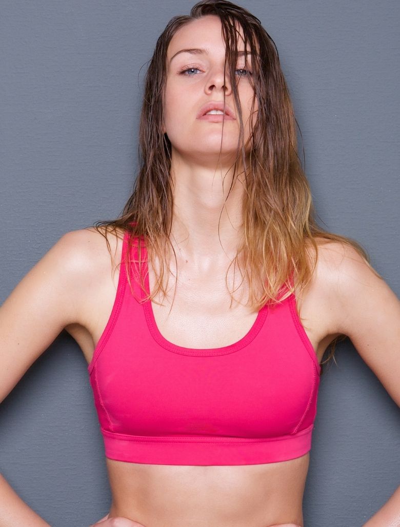 women sweaty from the gym 