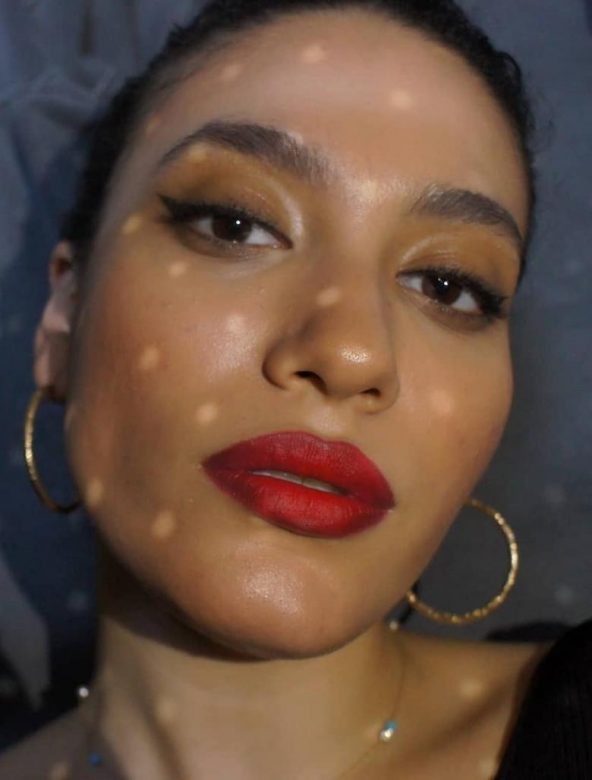 Two-toned red lip
