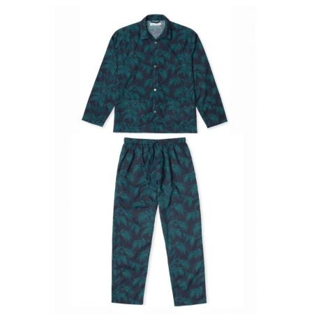 Desmond & Dempsey, Pyjama Set in Byron Tropical Print